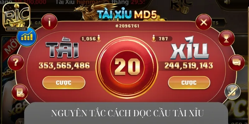 Cần nắm nguyên tắc cơ bản khi thực hiện cách đọc cầu Tài Xỉu